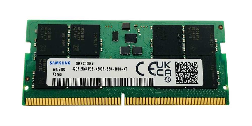 M426R4GA3BB0-CQK Samsung 32GB PC5-38400 DDR5-4800MHz ECC Unbuffered CL40 262-Pin SoDIMM 1.1V Dual Rank Memory Module