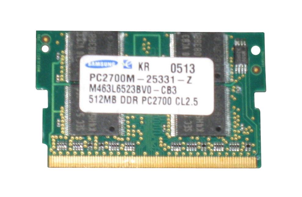 CFBAU0512UAA Memory Upgrades 512MB PC2700 DDR-333MHz non-ECC Unbuffered 172-Pin Micro-DIMM Memory Module For Panasonic Toughbook