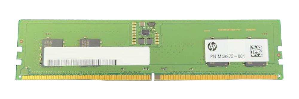 M49875-001 HP 8GB PC5-38400 DDR5-4800MHz Non-ECC Unbuffered CL40 288-Pin UDIMM 1.1V Single Rank Memory Module
