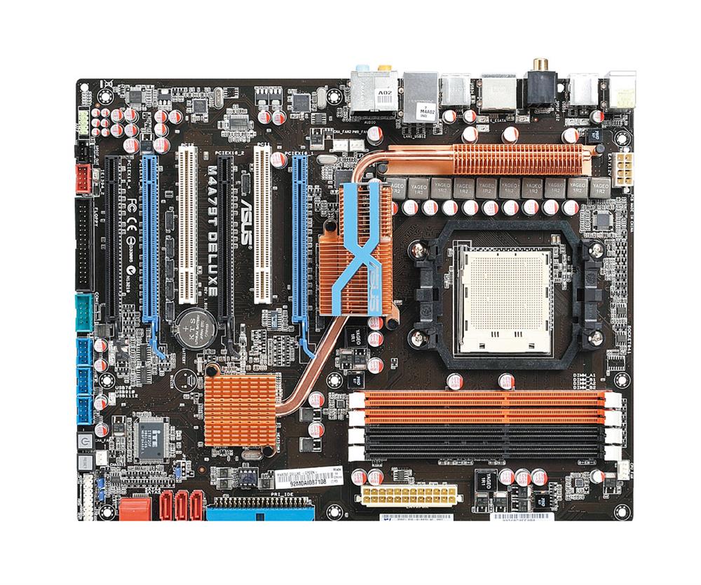 M4A79T-DELUXE/U3S6 ASUS Socket AM3 AMD 790FX + SB750 Chipset AMD Phenom II/ AMD Athlon II/ AMD Sempron 100 Series Processors Support DDR3 4x DIMM 5x SATA 3.0Gb/s ATX Motherboard (Refurbished)