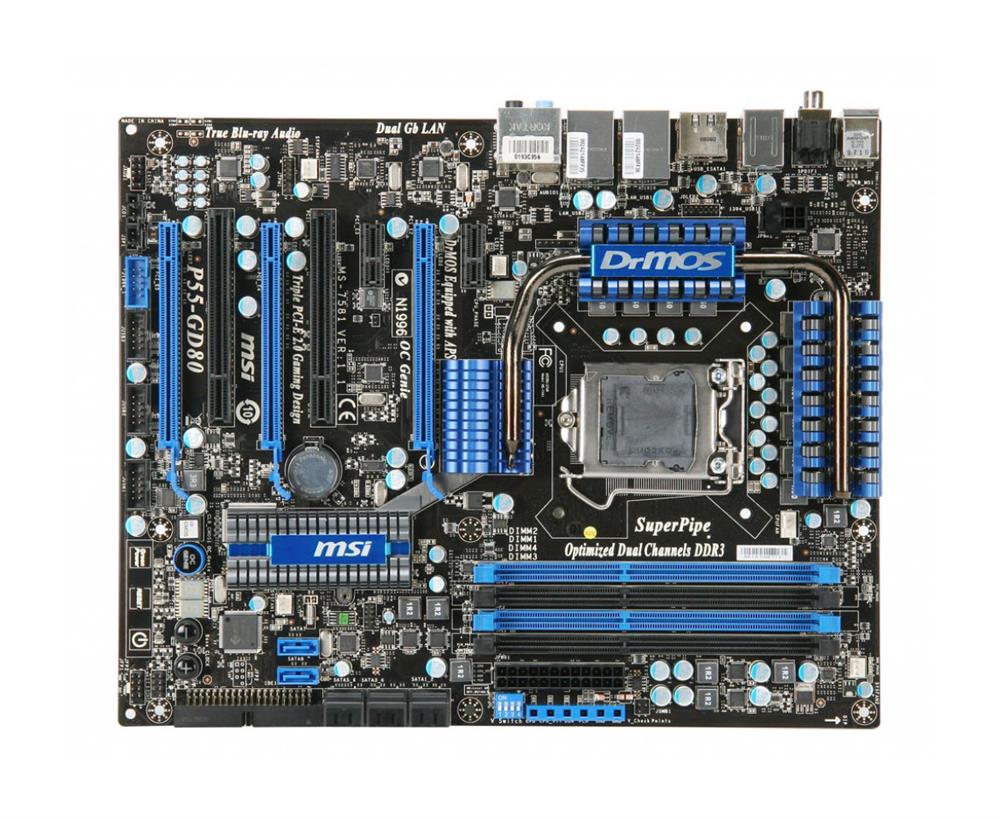 M4L-80062002 MSI P55-GD80 Motherboard