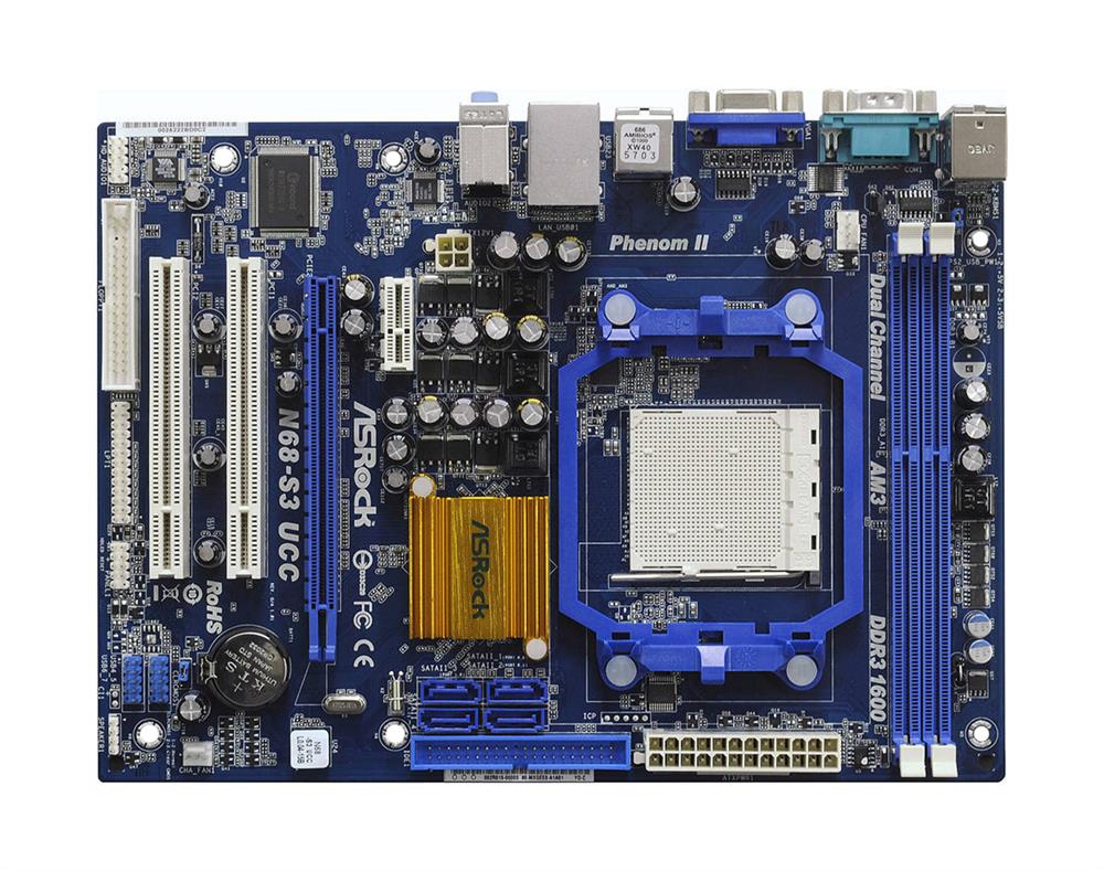 M4L-80073835 ASRock N68-S3 UCC Motherboard