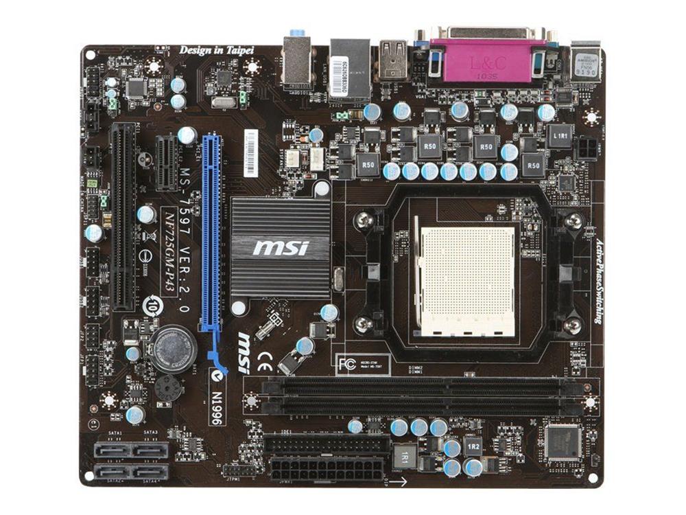 M4L-80092460 MSI NF725GM-P43 Motherboard