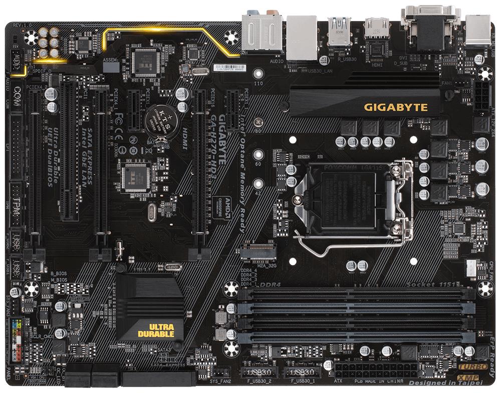 M4L-80119185 Gigabyte Tech GA-H270-HD3 Motherboard