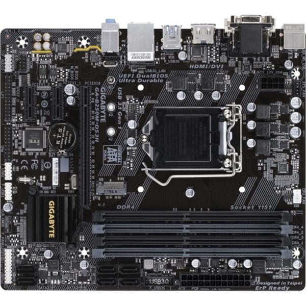 M4L-80119237 Gigabyte Tech GA-B250M-DS3H Motherboard