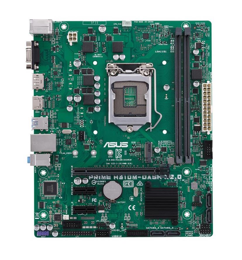 M4L-80125443 ASUS PRIME H310M-DASH R2.0 Motherboard
