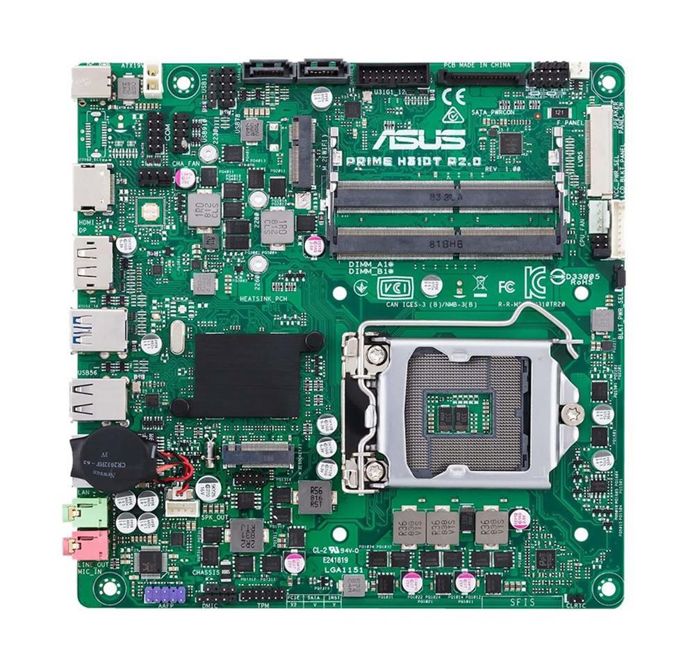 M4L-80125446 ASUS PRIME H310T R2.0/CSM Motherboard