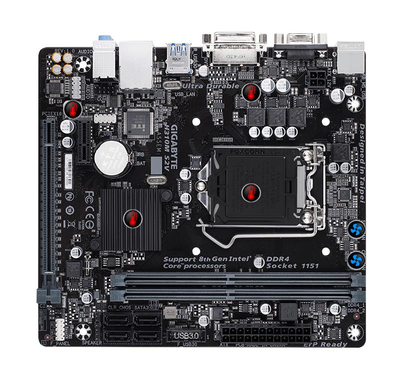 M4L-80126029 Gigabyte Tech H310M S2V Motherboard
