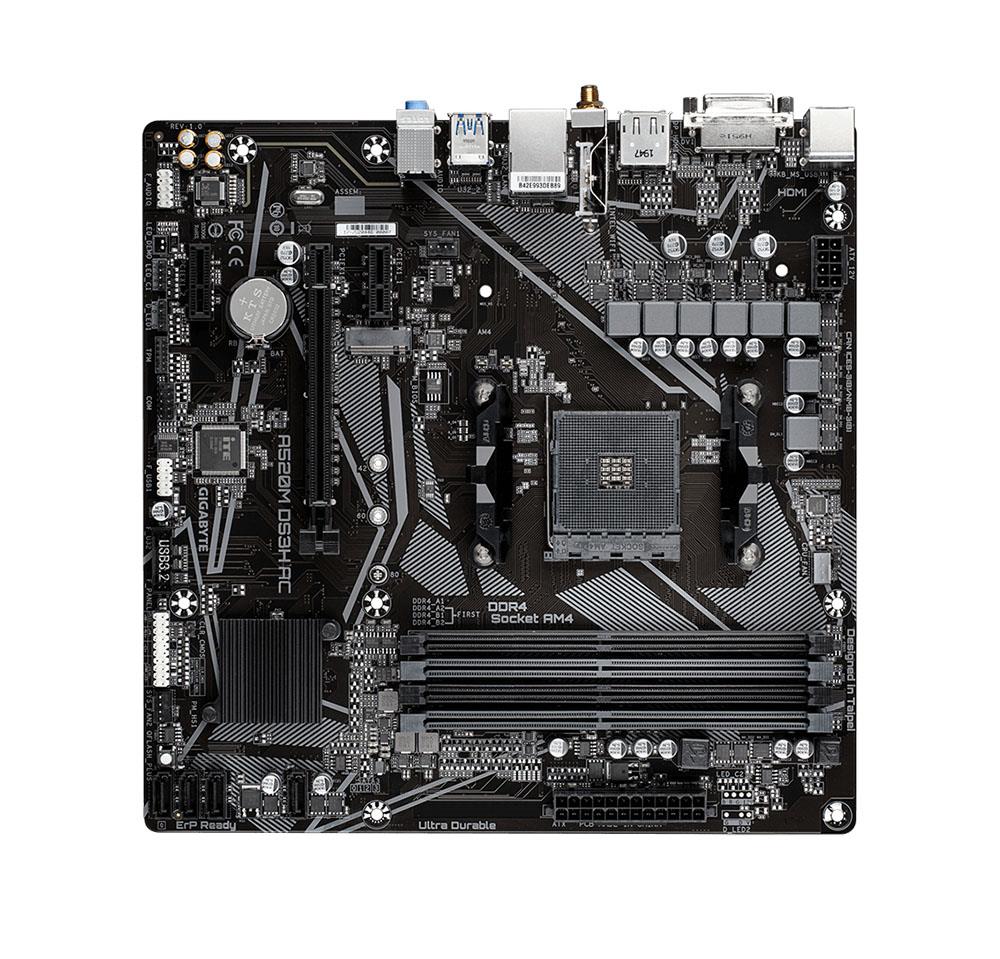 M4L-80134490 Gigabyte Tech A520M DS3H AC Motherboard