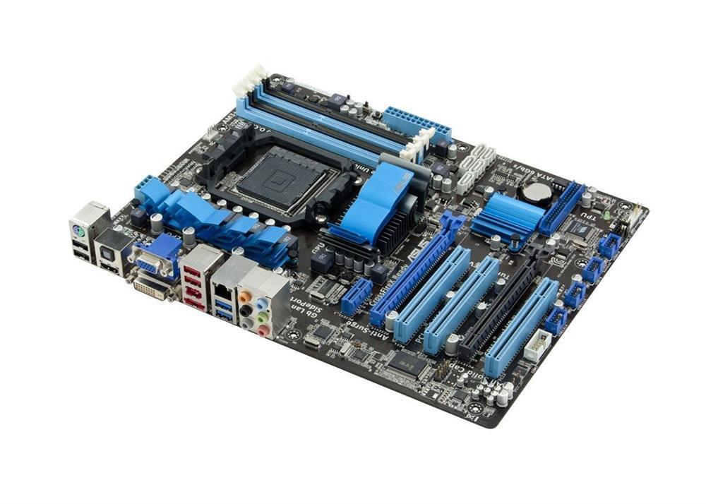 M5A88V ASUS Socket AM3+ AMD 880/ SB850 Chipset AMD FX Phenom II/ AMD Athlon II/ AMD Sempron 100 Series Processors Support DDR3 4x DIMM 5x SATA 6.0Gb/s ATX Motherboard (Refurbished)