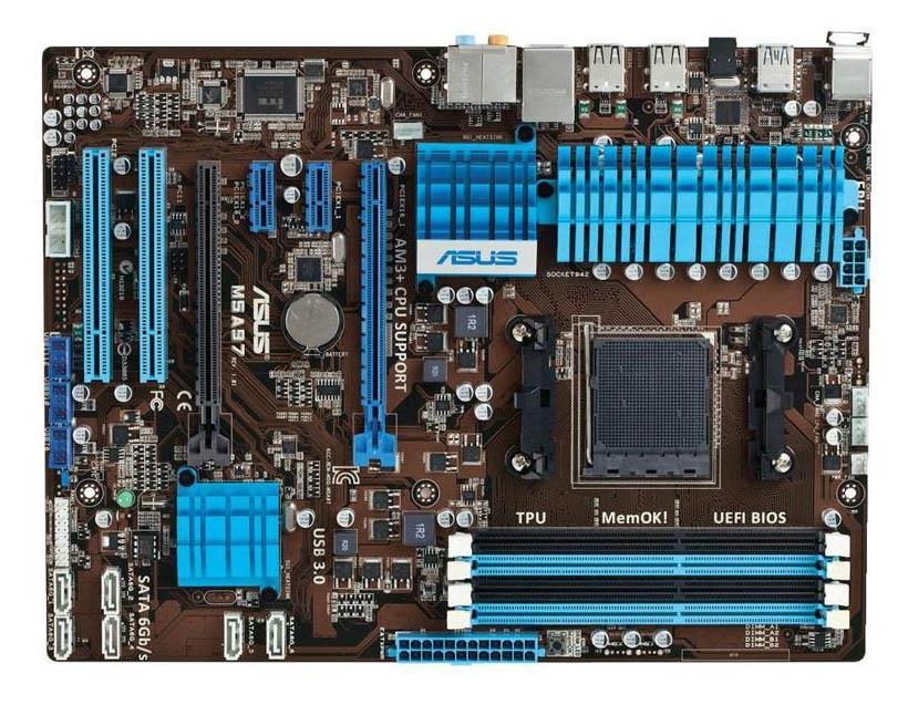 M690883 ASUS M5A97 LE R2.0 Socket AM3+ AMD 970 + SB950 Chipset AMD FX/ Phenom II/ AMD Athlon II/ AMD Sempron Processors Support DDR3 4x DIMM 6x SATA 3.0G/s ATX Motherboard (Refurbished)