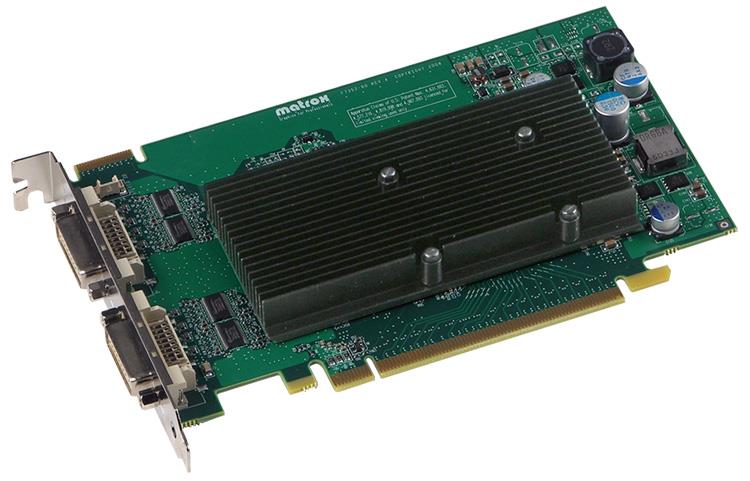 M9125-E512F Matrox Graphics M9125 Graphic Card 512 MB DDR2 SDRAM PCI Express x16 2560 x 1600 DVI