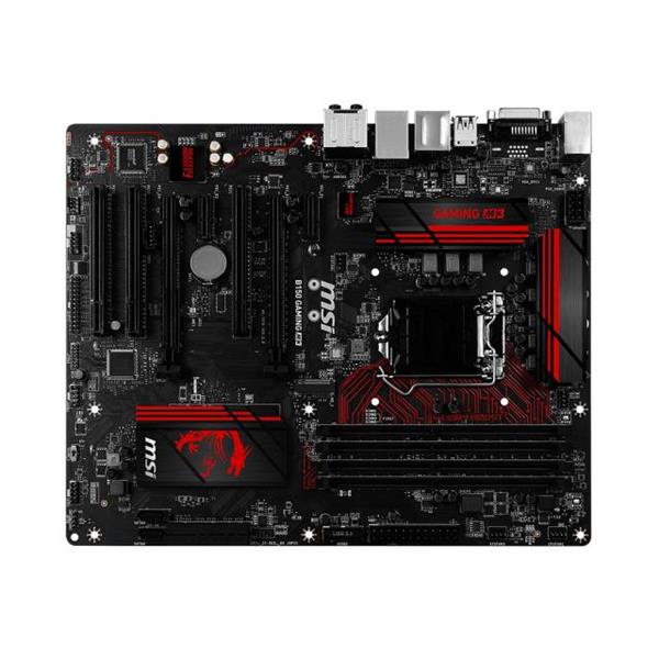 MB-B15GM3 MSI B150 GAMING M3 Socket 1151 Intel B150 Chipset 6th Generation Core i7 / i5 / i3 / Pentium / Celeron Processors Support DDR4 4x DIMM 6x SATA 6.0Gb/s ATX Motherboard (Refurbished)