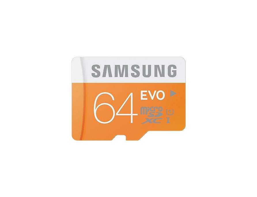 MB-MP64DA/CA Samsung EVO 64GB microSDXC UHS-I Flash Memory Card