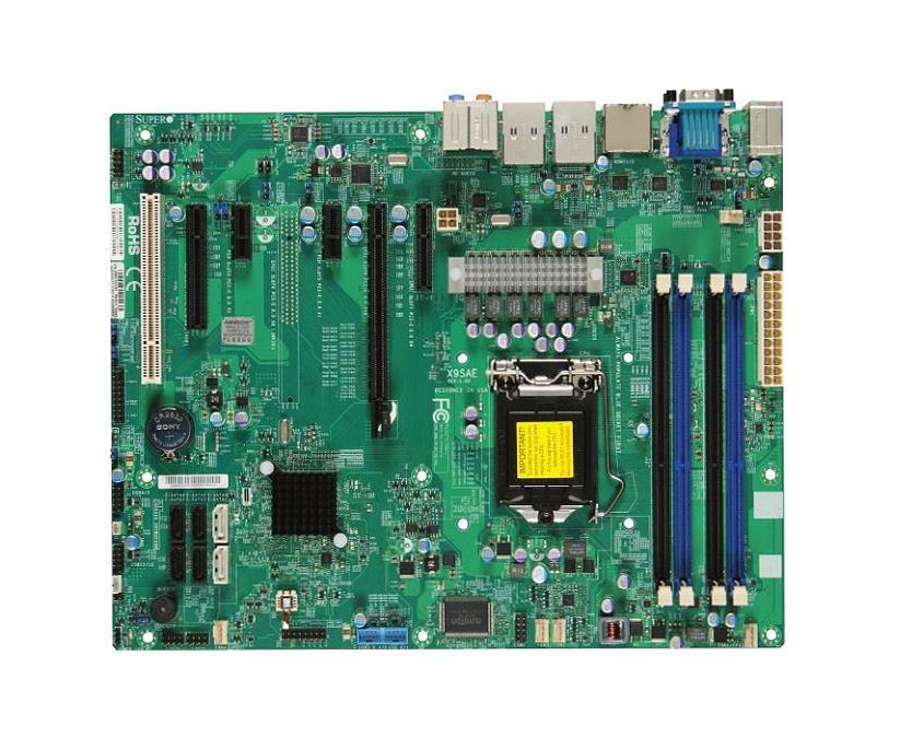 MB-X9SAEVB SuperMicro X9SAE-V Socket LGA 1155 Intel C216 Express Chipset Intel Xeon E3-1200 v2/ Core i7 / i5 / i3 / Pentium / Celeron Processors Support DDR3 4x DIMM 2x SATA3 6.0Gb/s ATX Server Motherboard (Refurbished)