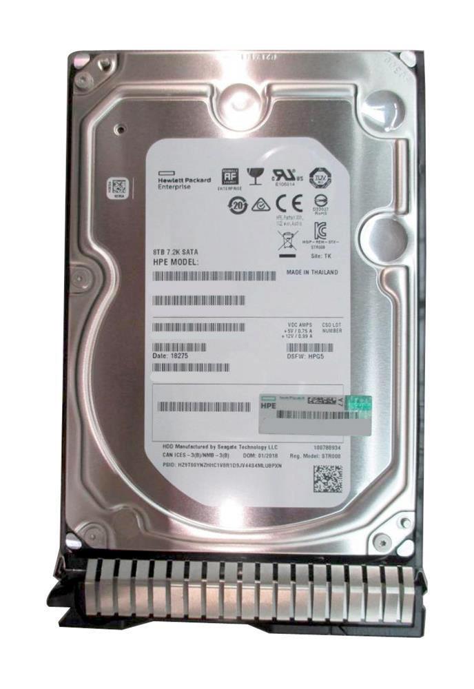 MB008000JWRTD HP 8TB 7200RPM SAS 12Gbps 3.5-inch Internal Hard Drive with Smart Carrier