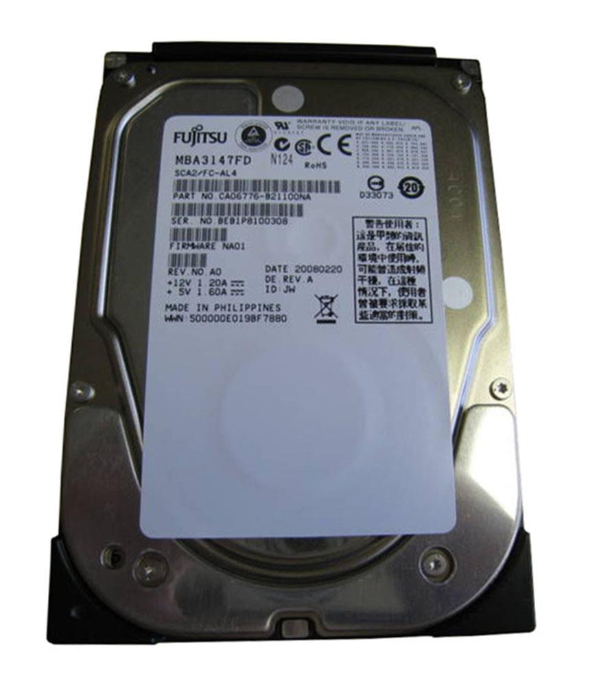 MBA3147FD Fujitsu Enterprise 147GB 15000RPM Fibre Channel 4Gbps 16MB Cache 3.5-inch Internal Hard Drive