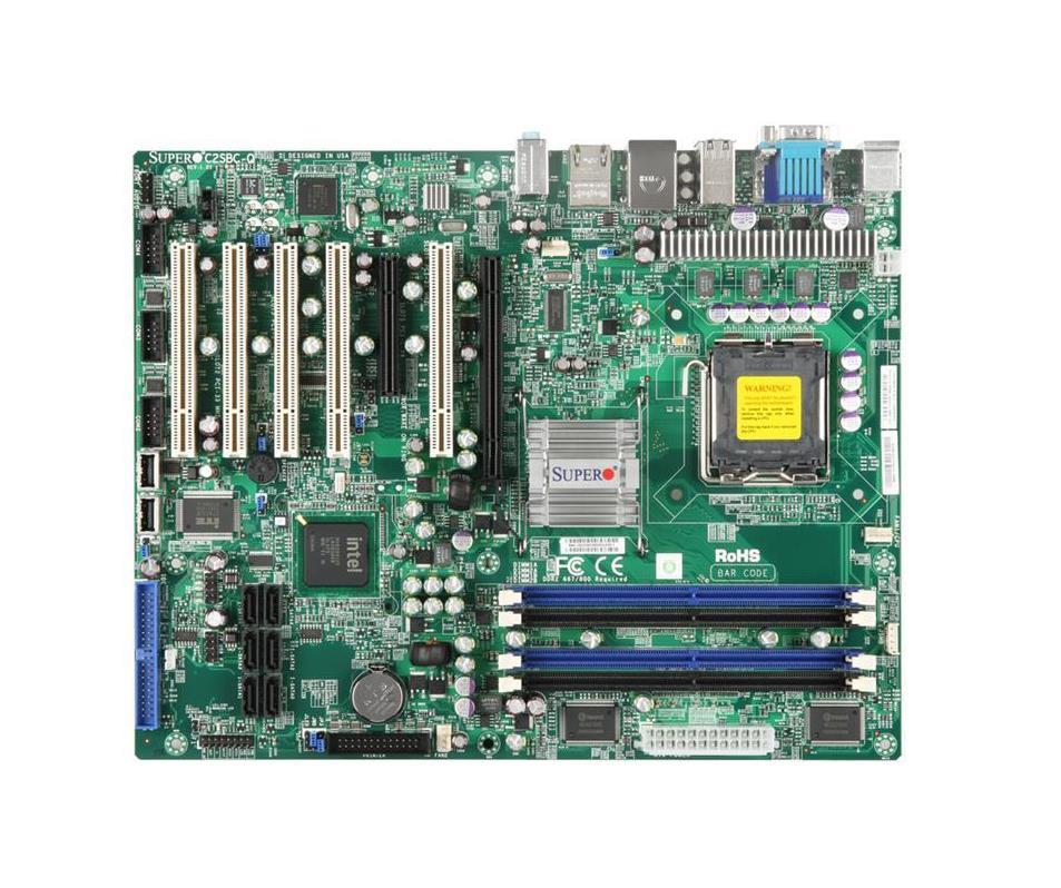 MBC2SBCQ SuperMicro C2sbc-q-o LGA775 Intel Q35 DDR2 Av2GBe Atx Server Motherboard (Refurbished)