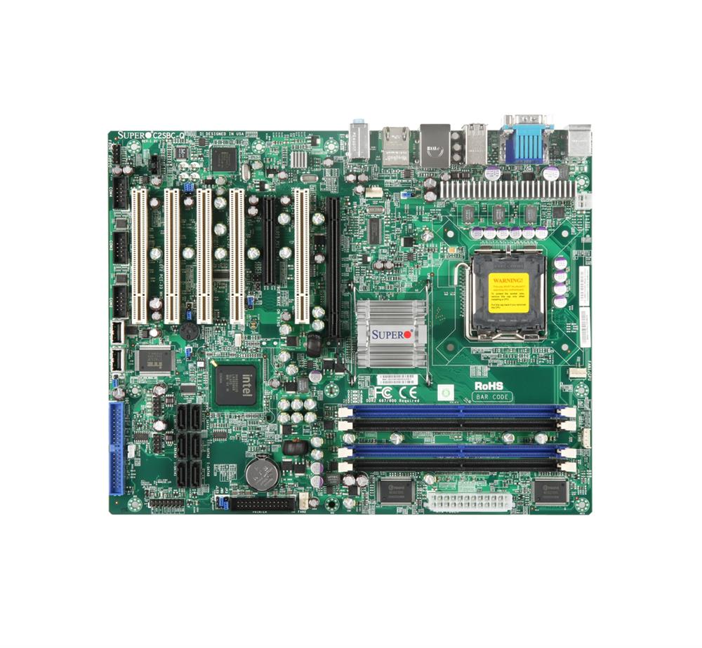 MBD-C2SBC-Q-O SuperMicro C2SBC-Q Socket LGA 775 Intel Q35 + ICH9DO Chipset Core 2 Extreme/ Core2 Quad/Duo Processors Support DDR2 4x DIMM 6x SATA 3.0Gb/s ATX Motherboard (Refurbished)
