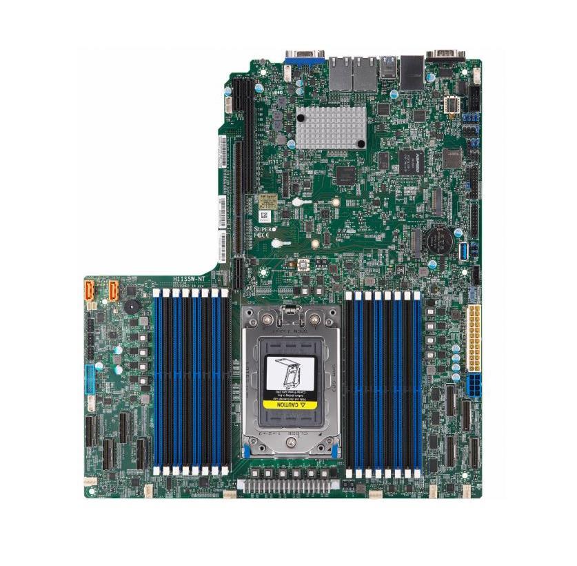 MBD-H11SSW-IN-B SuperMicro H11SSW-IN Socket SP3 System on Chipset AMD EPYC 7000 Series Processors Support DDR4 16x DIMM 2x SATA3 6.0Gb/s Proprietary Motherboard (Refurbished)