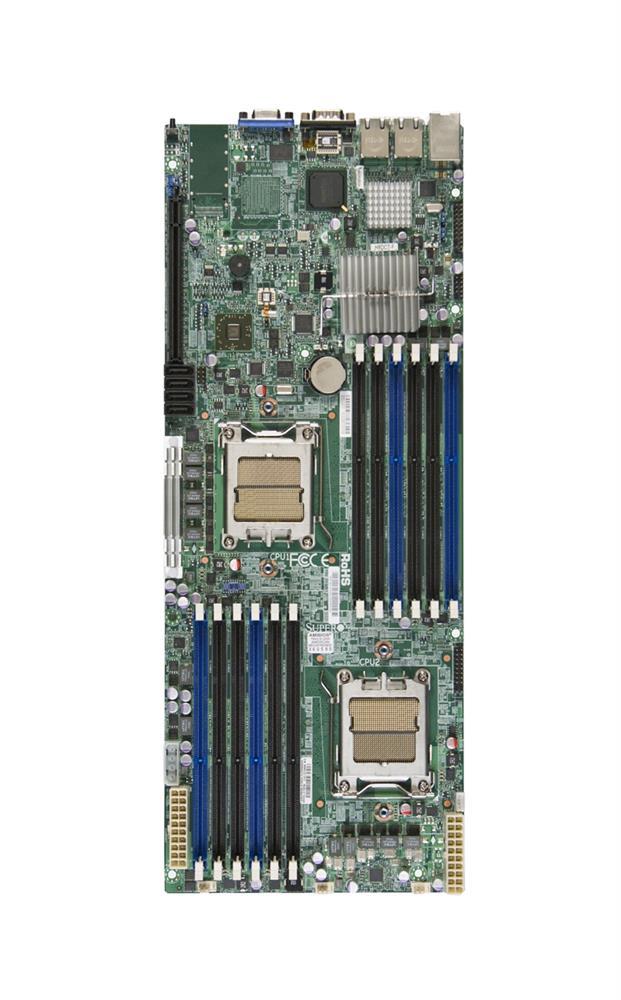 MBD-H8DCT-F SuperMicro H8DCT-F AMD SR5670 + SP5100 Chipset AMD Opteron 4000 Series Processors Support DDR3 12x DIMM 4x SATA 3.0Gb/s Proprietary Server Motherboard (Refurbished)