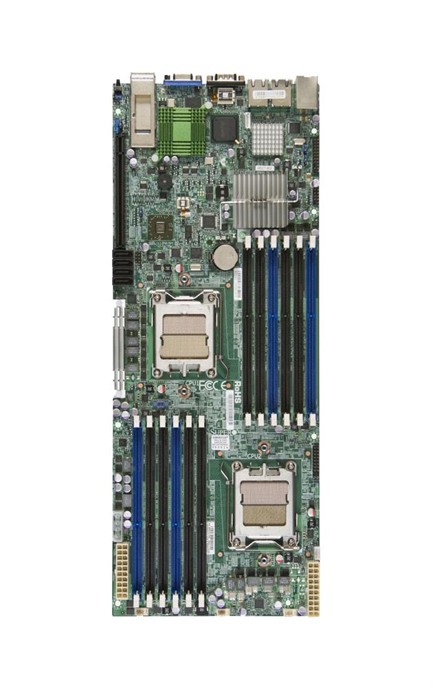 MBD-H8DCT-IBQF SuperMicro H8DCT-IBQF Socket C32 AMD SR5670 + SP5100 Chipset AMD Opteron 4000 Series Processors Support DDR3 12x DIMM 4x SATA 3.0Gb/s Proprietary Motherboard (Refurbished)