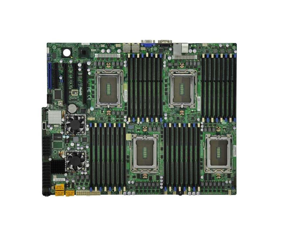 MBD-H8QG6-F-O SuperMicro Socket G34 AMD SR5690 + SP5100 Chipset AMD Opteron 6100 Series Processors Support DDR3 16x DIMM 6x SATA2 3.0Gb/s SWTX Server Motherboard (Refurbished)