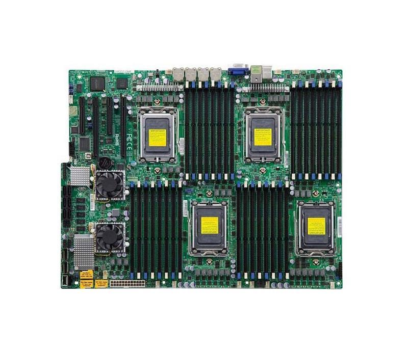 MBD-H8QGI+-F-O SuperMicro H8QGI+-F Socket G34 AMD SR5690 + SP5100 Chipset AMD Opteron 6000 Series Processors Support DDR3 32x DIMM 6x SATA2 3.0Gb/s SWTX Server Motherboard (Refurbished)
