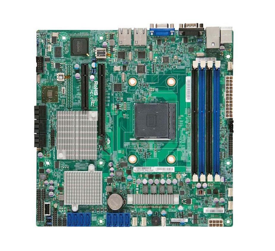MBD-H8SML-7-O SuperMicro Socket AM3+ AMD SR5650 + SP5100 Chipset AMD Opteron Series Processors Support DDR3 4x DIMM 6x SATA2 6.0Gb/s Micro-ATX Server Motherboard (Refurbished)