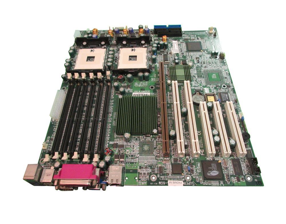 MBD-P4DME-MO SuperMicro P4DME-M Dual Socket mPGA603 Intel E7500 Chipset Intel Dual Xeon Processors Support DDR 6x DIMM Dual ATA/100 Extended ATX Server Motherboard (Refurbished)