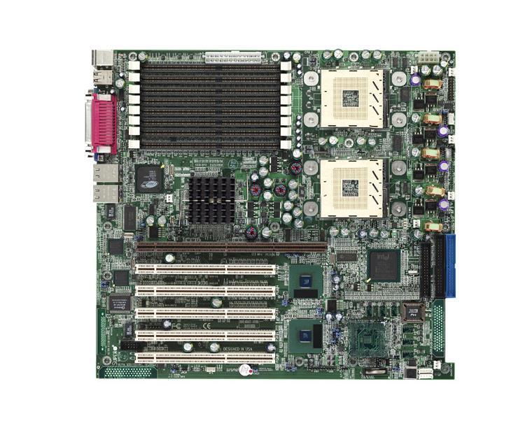 MBD-P4DPE-G2-O SuperMicro P4DPE-G2 Dual Socket mPGA603 Intel E7500 Chipset Intel Xeon Processors Support DDR 8x DIMM Dual ATA/100 IDE Extended-ATX Server Motherboard (Refurbished)