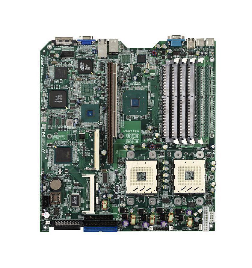 MBD-P4DPR-iGM-O SuperMicro P4DPR-IGM Dual Socket mPGA603 Intel E7500 Chipset Dual Intel Xeon Processors Support DDR 4x DIMM Dual ATA/100 Extended ATX Server Motherboard (Refurbished)