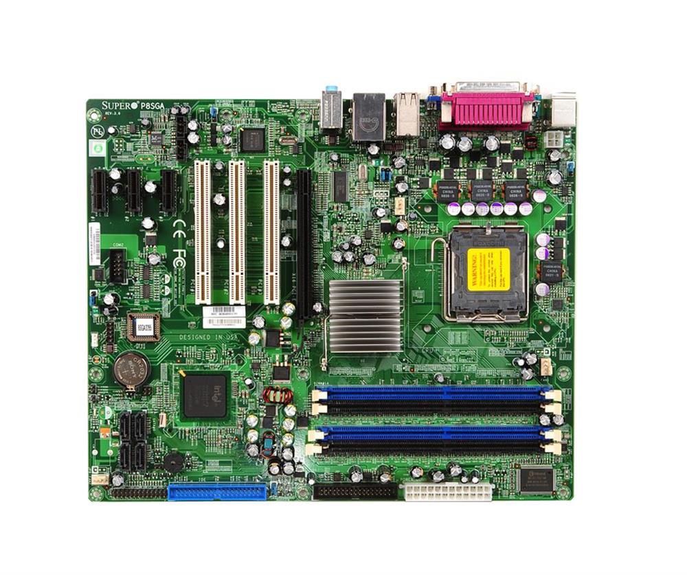 MBD-P8SGA-V-O SuperMicro P8SGA-V Socket LGA 775 Intel 915G Chipset Intel Pentium 4/ Celeron Processors Support DDR 4x DIMM 4x SATA ATX Server Motherboard (Refurbished)