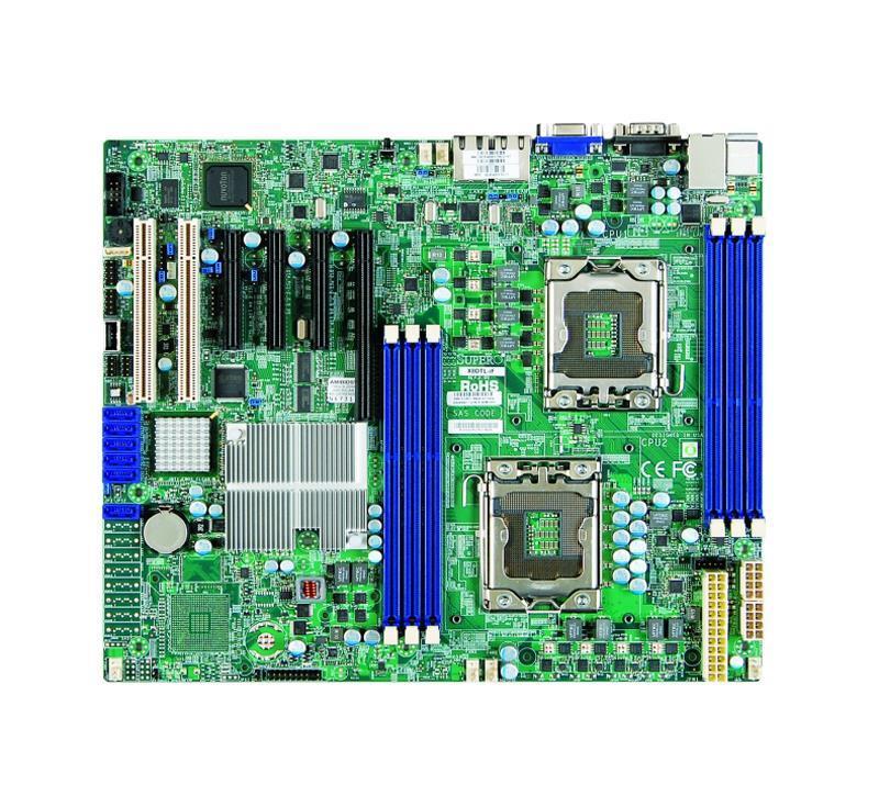 MBD-SMP-X8DTL-IF-O SuperMicro X8DTL-IF Dual Socket LGA 1366 Intel 5500 Chipset Intel Xeon 5600/5500 Series Processors Support DDR3 6x DIMM 6x SATA2 3.0Gb/s ATX Server Motherboard (Refurbished)