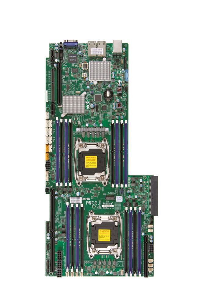 MBD-X10DRG-H-B SuperMicro X10DRG-H Dual Socket R3 LGA 2011 Intel C612 Chipset Xeon E5-2600 v4/v3 Processors Support DDR4 16x DIMM 10x SATA3 6.0Gb/s Proprietary Server Motherboard (Refurbished)