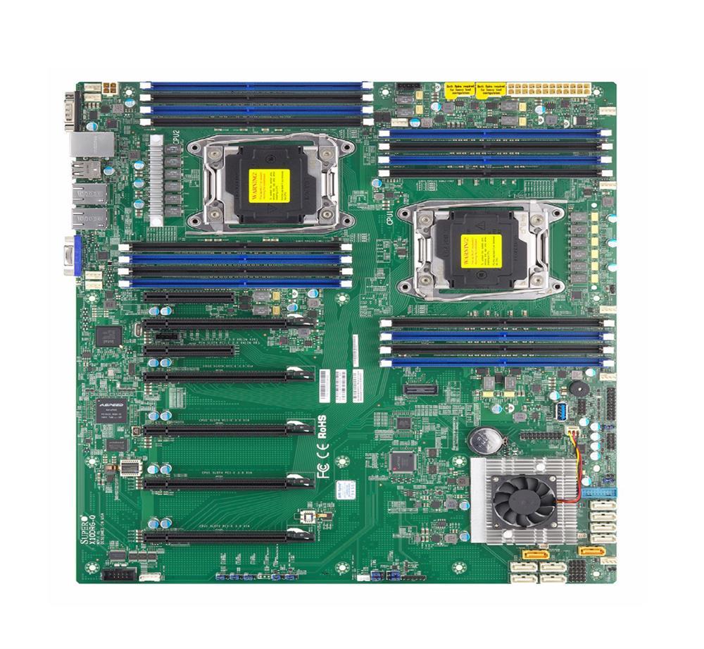 MBD-X10DRG-Q SuperMicro X10DRG-Q Dual Socket R3 LGA 2011 Xeon E5-2600 v4 / v3 Intel C612 Chipset DDR4 16 x DIMM 10 x SATA 6Gbps Proprietary WIO Server Motherboard (Refurbished)