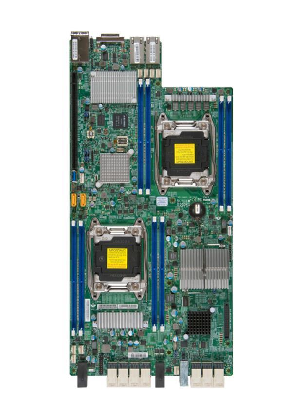 MBD-X10DRS-4U -B SuperMicro Dual Socket R3 LGA 2011 Xeon Processor E5-2600 V4 / V3 Intel C612 Chipset DDR4 8 x DIMM 2 x SATA 6Gpbs Proprietary SBB Server Motherboard (Refurbished)