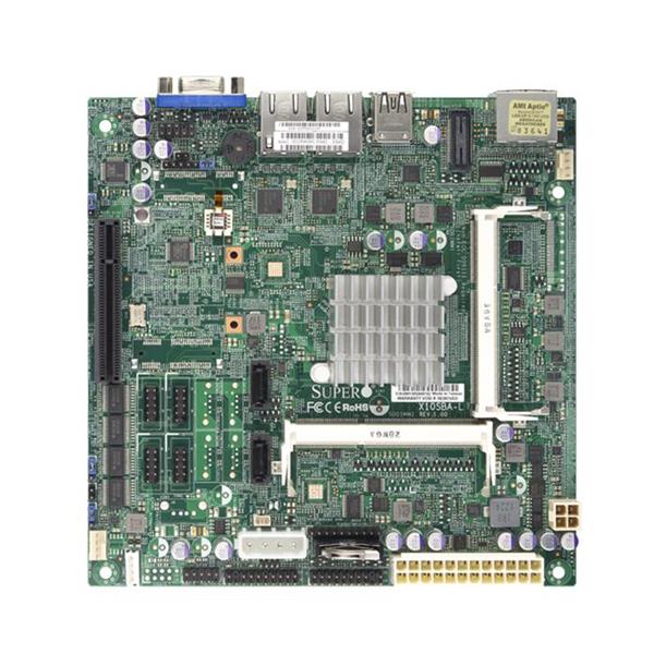 MBD-X10SBA-L SuperMicro X10SBA-L Socket FCBGA1170 System On Chipset Intel Celeron Processors Support DDR3 SO-DIMM 2x SATA2 Mini-ITX Server Motherboard (Refurbished)