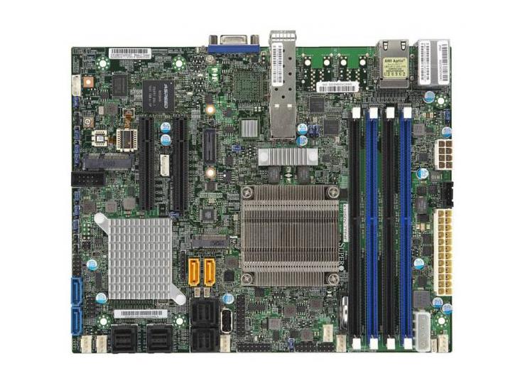 MBD-X10SDV-4C7TP4F-B SuperMicro X10SDV-4C-7TP4F Socket FCBGA 1667 System On Chipset Intel Xeon D-1518 Processors Support DDR4 4x DIMM 4x SATA3 6.0Gb/s Flex-ATX Motherboard (Refurbished)