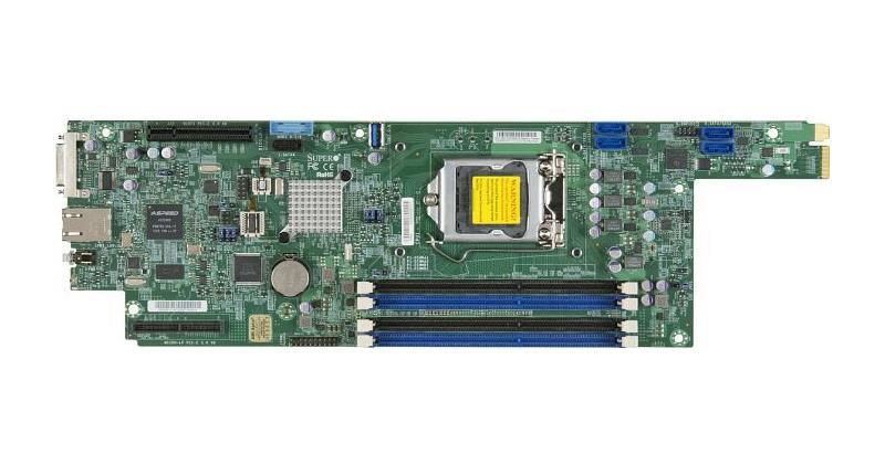 MBD-X10SLD-F SuperMicro Socket LGA 1150 Intel C224 Express Chipset Xeon E3-1200 v3/v4 4th Generation Core i3 / Pentium / Celeron Processors Support DDR3 4x DIMM 4x SATA 6.0Gb/s Proprietary Server Motherboard (Refurbished)