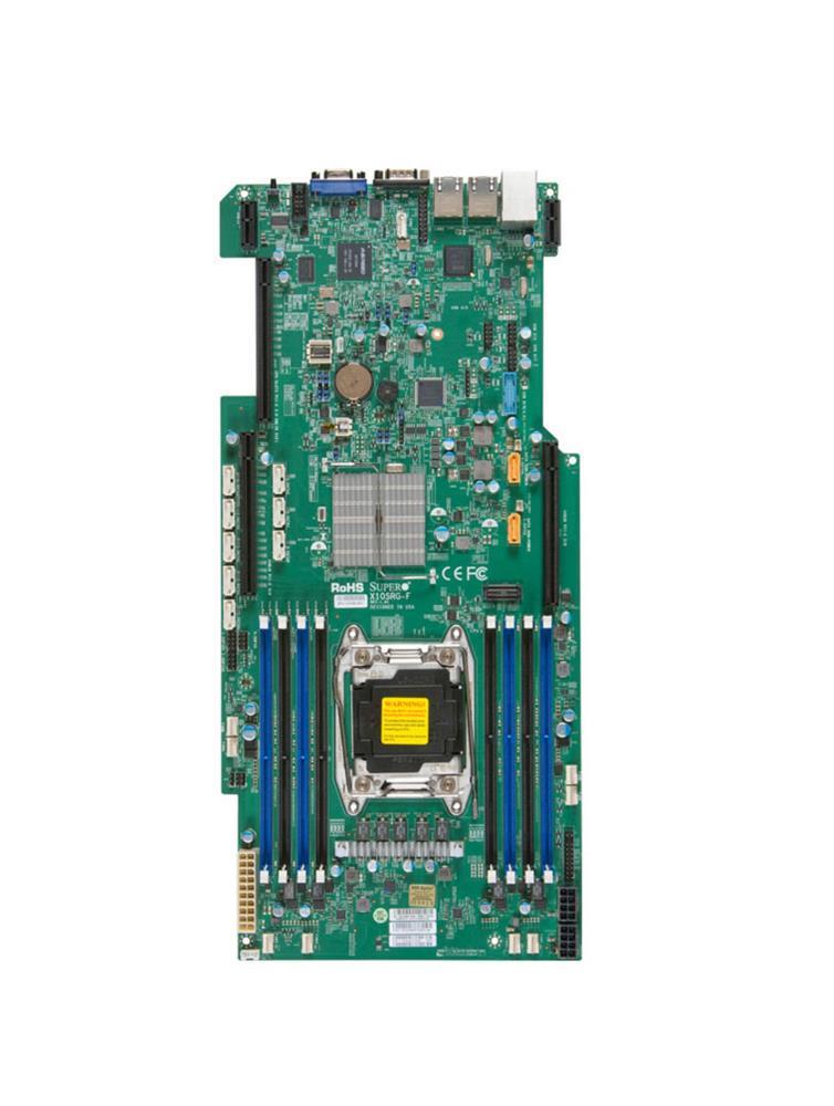 MBD-X10SRG-F-B SuperMicro X10SRG-F Socket LGA 2011 Intel C612 Chipset Intel Xeon E5-2600/E5-1600 v4/v3 Processors Support DDR4 8x DIMM 10x SATA3 6.0Gb/s Proprietary Server Motherboard (Refurbished)