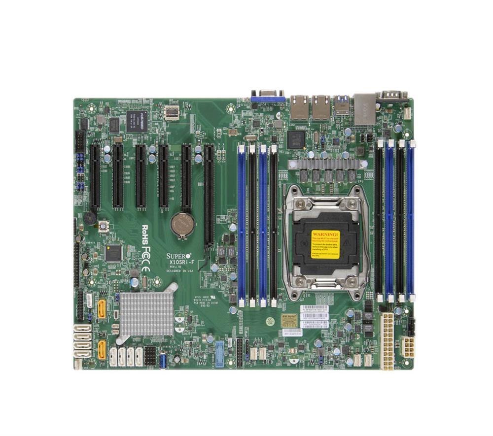 MBD-X10SRI-F SuperMicro X10SRi-F Socket R3 LGA 2011 Xeon E5-1600 / E5-2600 v4 / v3 Intel C612 Chipset DDR4 8 x DIMM 10 x SATA 6Gbps ATX Server Motherboard (Refurbished)