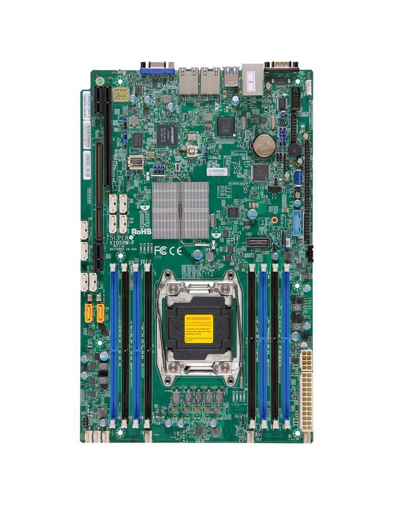 MBD-X10SRW-F-O SuperMicro X10SRW-F Socket R3 LGA 2011 Xeon E5-1600 / E5-2600 v4 / v3 Intel C612 Chipset DDR4 8 x DIMM 10 x SATA 6Gbps Proprietary Server Motherboard (Refurbished)