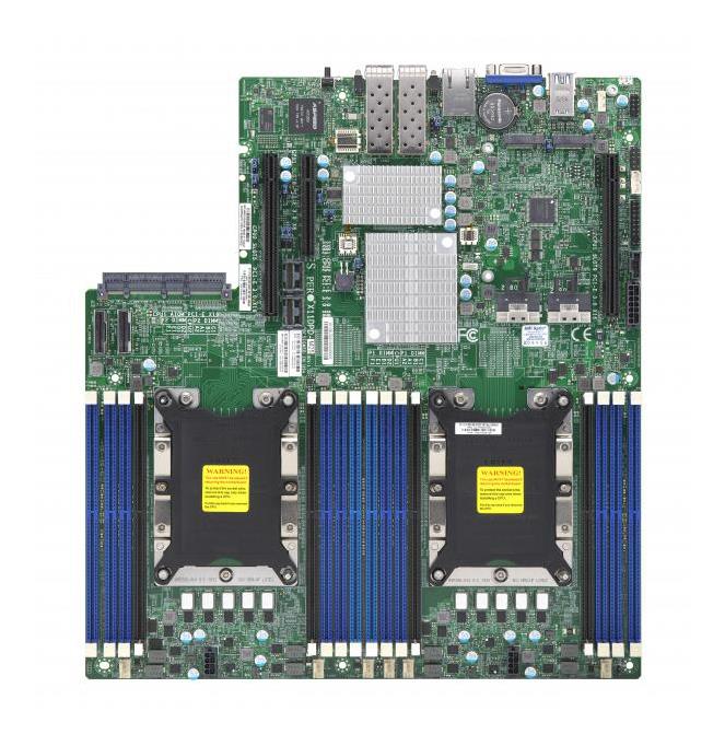 MBD-X11DPD-L SuperMicro X11DPD-L Dual Socket LGA 3647 Intel C621 Chipset Intel Xeon Scalable Processors Support DDR4 12x DIMM 12x SATA3 6.0Gb/s Proprietary E-ATX Motherboard (Refurbished)