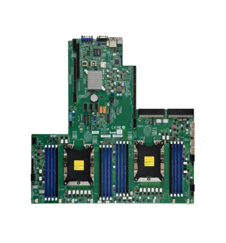 MBD-X11DPU-XLL SuperMicro X11DPU-XLL Socket LGA 3647 Intel C621 Chipset Intel Xeon Scalable Processors Support DDR4 16x DIMM 14x SATA2 6.0Gb/s Proprietary Ultra/WIO Motherboard (Refurbished)