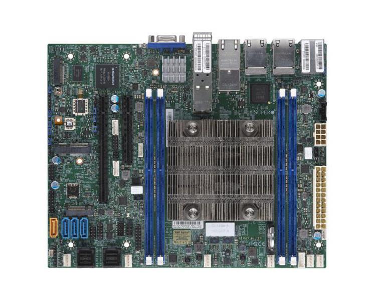 MBD-X11SDV-4C-TP8F SuperMicro X11SDV-4C-TP8F System On Chipset Intel Xeon D-2123IT Processors Support DDR4 4x DIMM 12x SATA3 6.0Gb/s Flex-ATX Server Motherboard (Refurbished)