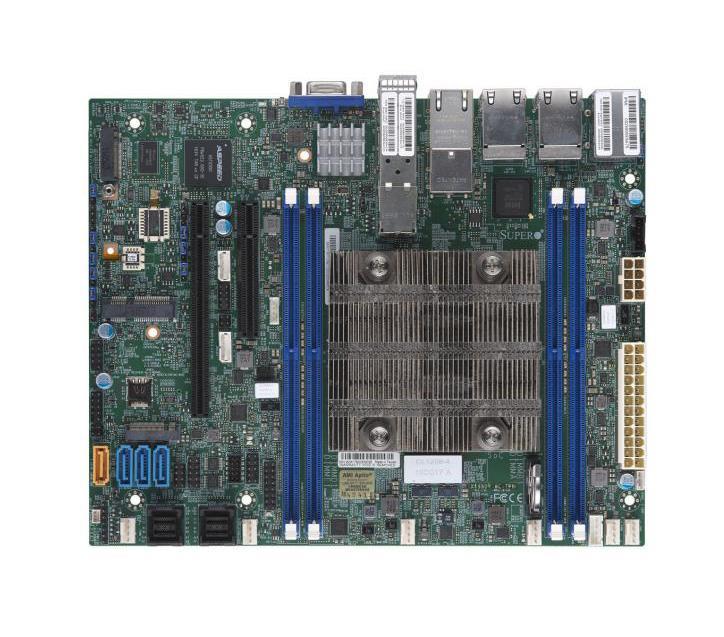 MBD-X11SDV-8C-TP8F SuperMicro System On Chipset Intel Xeon D-2146NT Processors Support DDR4 4x DIMM 12x SATA3 6.0Gb/s Flex-ATX Motherboard (Refurbished)