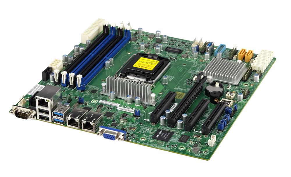 MBD-X11SSM-F-B SuperMicro X11SSM-F Socket LGA 1151 Intel C236 Chipset Intel Xeon E3-1200 v6/v5 7th/6th Generation Core i3 / Pentium / Celeron Processors Support DDR4 4x DIMM 8x SATA3 6.0Gb/s Micro-ATX Server Motherboard (Refurbished)