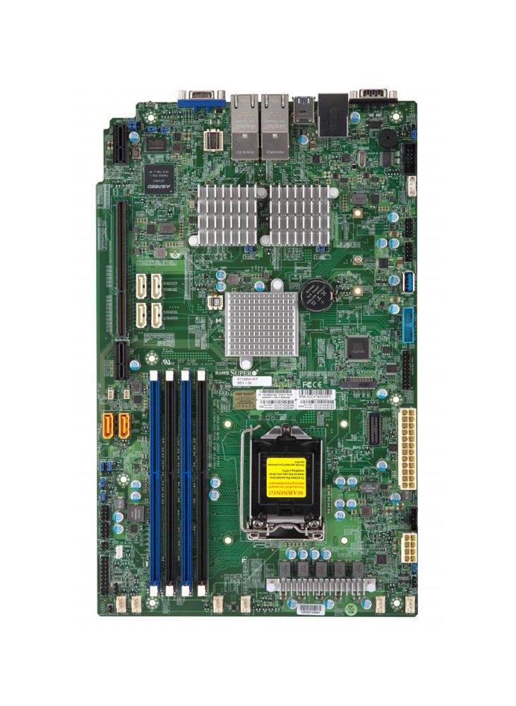 MBD-X11SSW-4TF SuperMicro X11SSW-4TF Socket H4 LGA 1151 Xeon E3-1200 v5/v6 Intel C236 Chipset DDR4 4x DIMM 6x SATA3 6.0Gb/s Proprietary Server Motherboard (Refurbished)