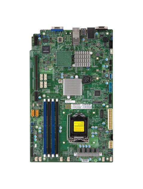 MBD-X11SSW-TF-O SuperMicro X11SSW-TF Single Socket LGA 1151 Intel C236 Chipset Xeon E3-1200 v5/v6 Processors Support DDR4 4x DIMM 6x SATA3 6.0Gb/s Proprietary Server Motherboard (Refurbished)
